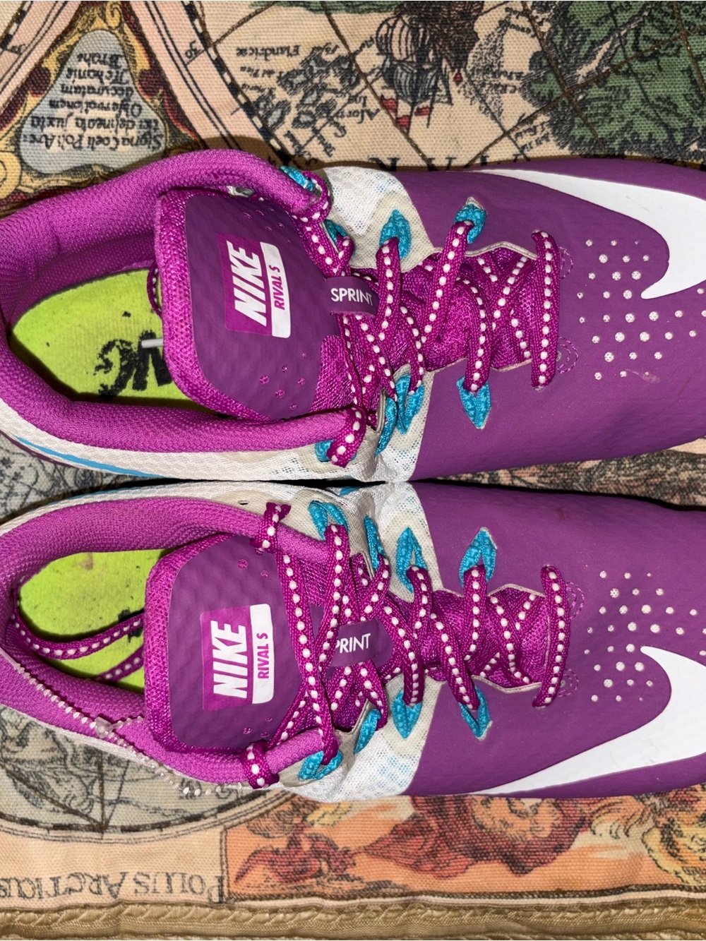 Nike Women’s Purple & Teal Athletic Running Shoes
